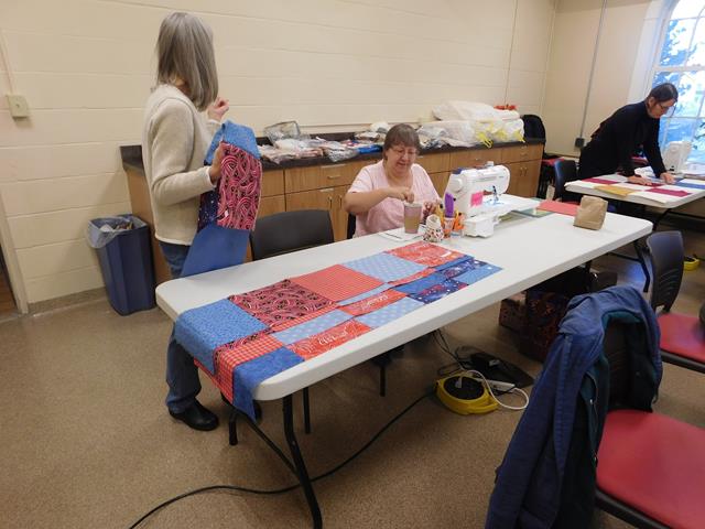 Veterans Quilts Sew In - November 2017